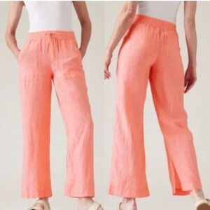 Athleta Retreat Coral Wide Leg Pants